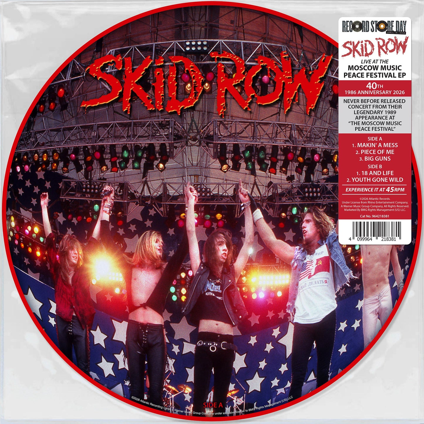 Skid Row - Live at the Moscow Music Peace Festival (First Time On Vinyl! | RSD 2026)