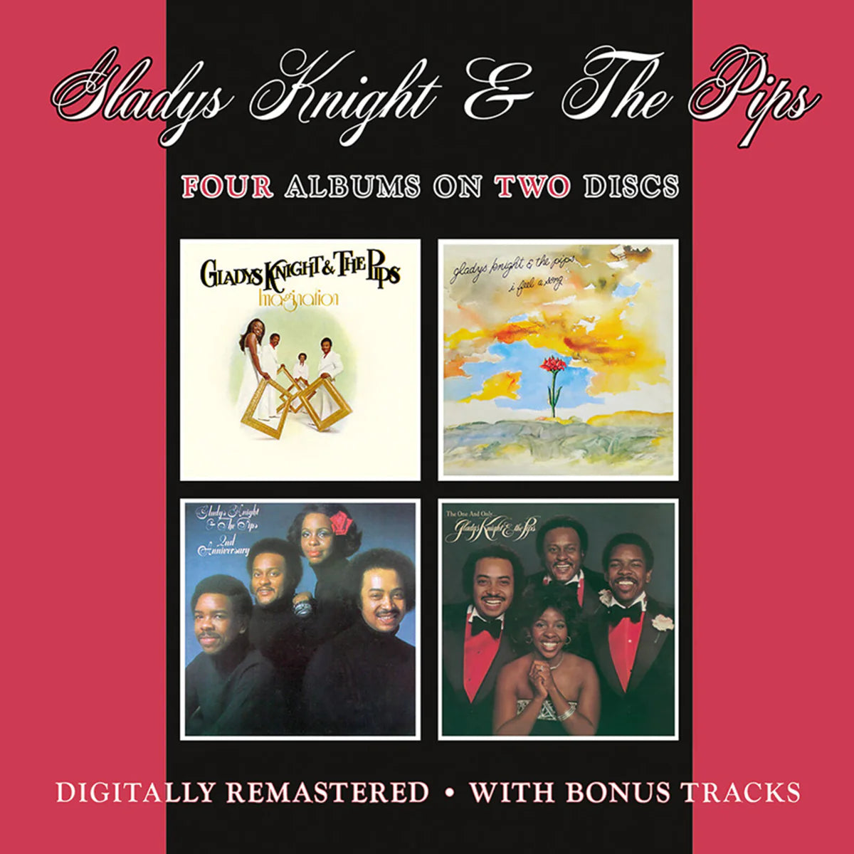 Knight, Gladys & The Pips - Imagination / I Feel A Song / 2nd Anniversary / The One And Only (plus bonus tracks)