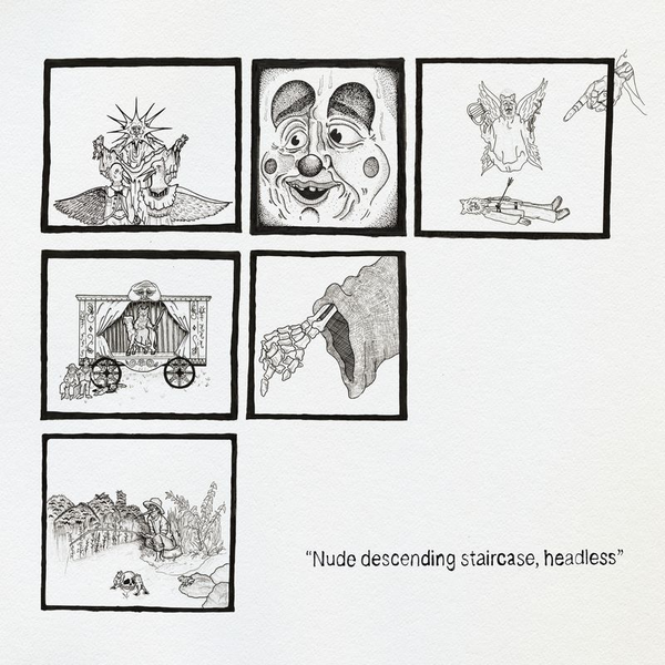 Teen Suicide - Nude descending staircase, headless