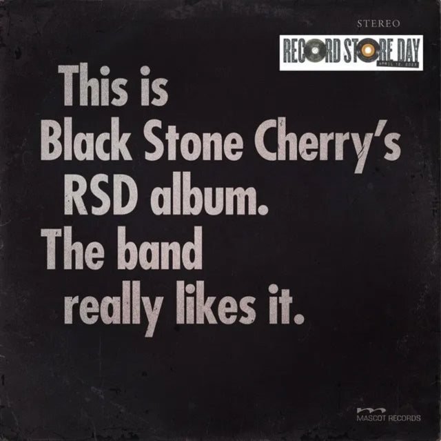 Black Stone Cherry - This Is Black Stone Cherry's Rsd Album. The Band Really Likes It. (Rsd 25)
