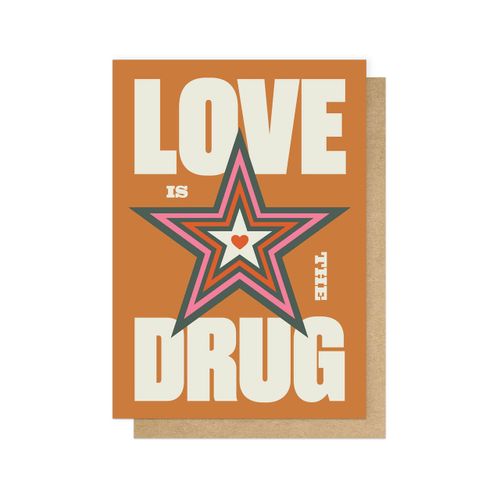 Greetings Card - Love Is The Drug (Roxy Music)