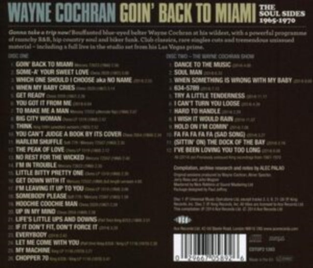 Cochran, Wayne - Goin' Back To Miami: The Soul Sides 1965-1970
