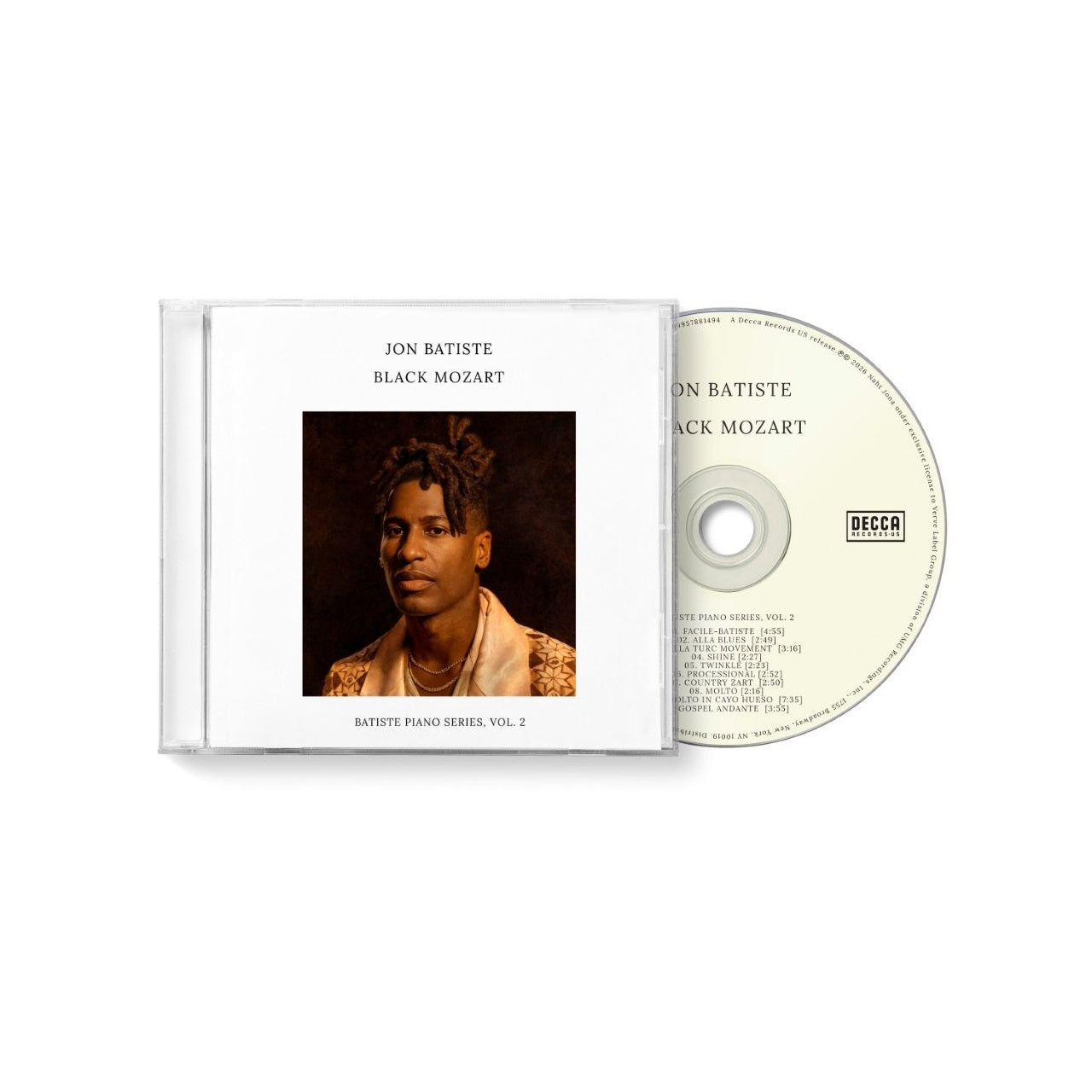 Batiste, Jon - Black Mozart (Batiste Piano Series, Vol. 2)