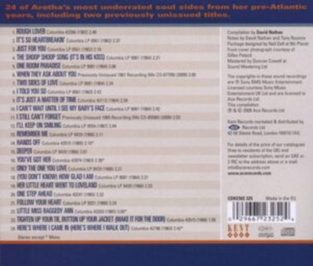 Franklin, Aretha - Just A Matter Of Time: Classic Columbia Recordings 1961-1966