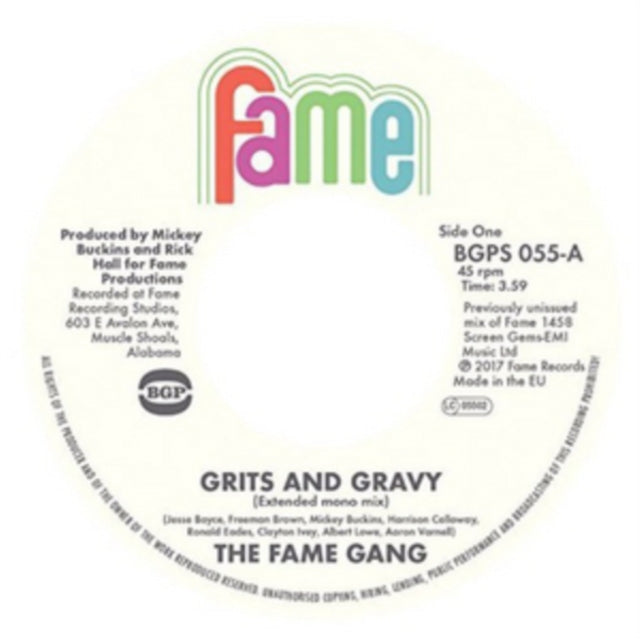 Fame Gang, The - Grits And Gravy (Ext) / Crime Don't Pay