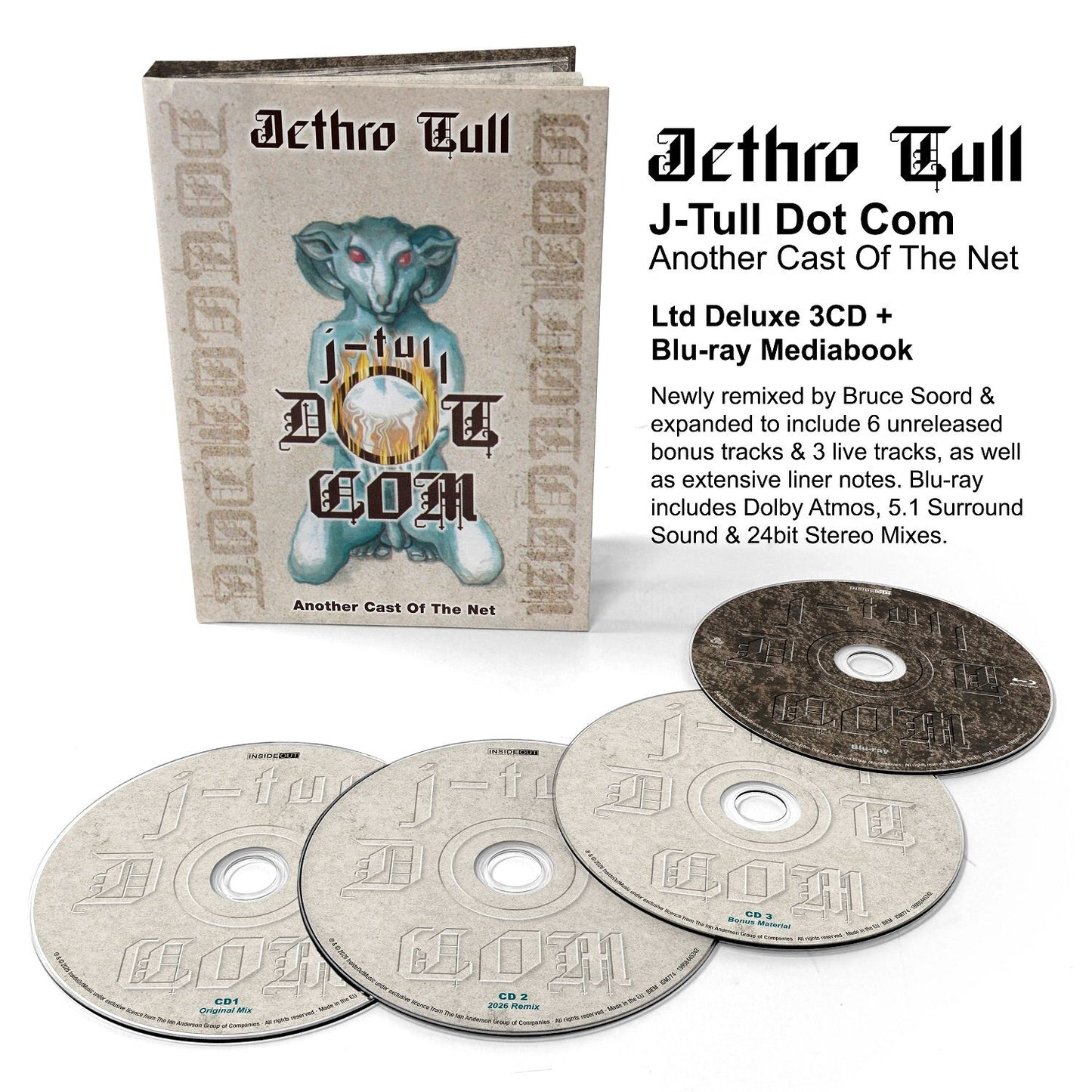 3CD + Blu-Ray Bookset