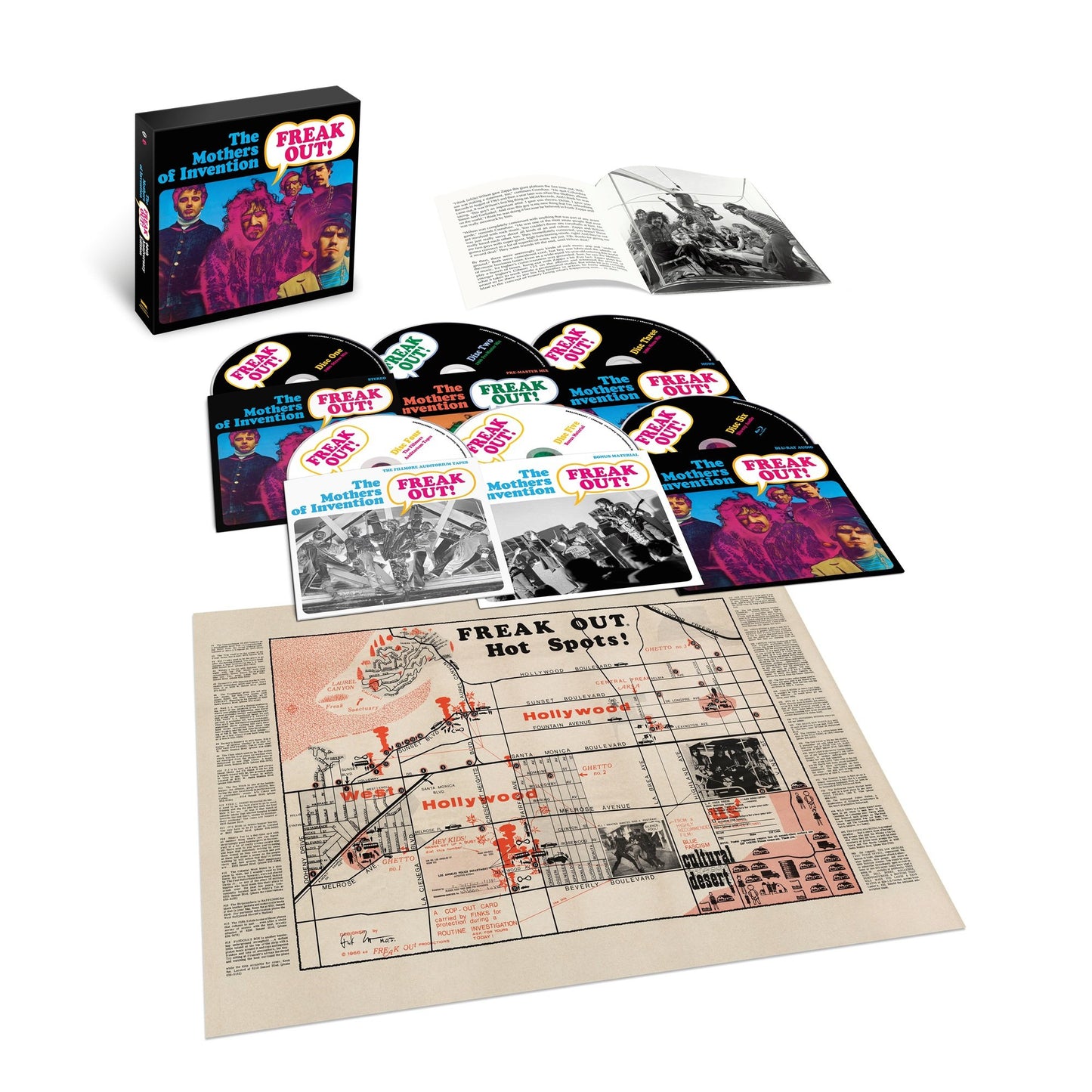 Boxset: 5CD + Blu-Ray + Map