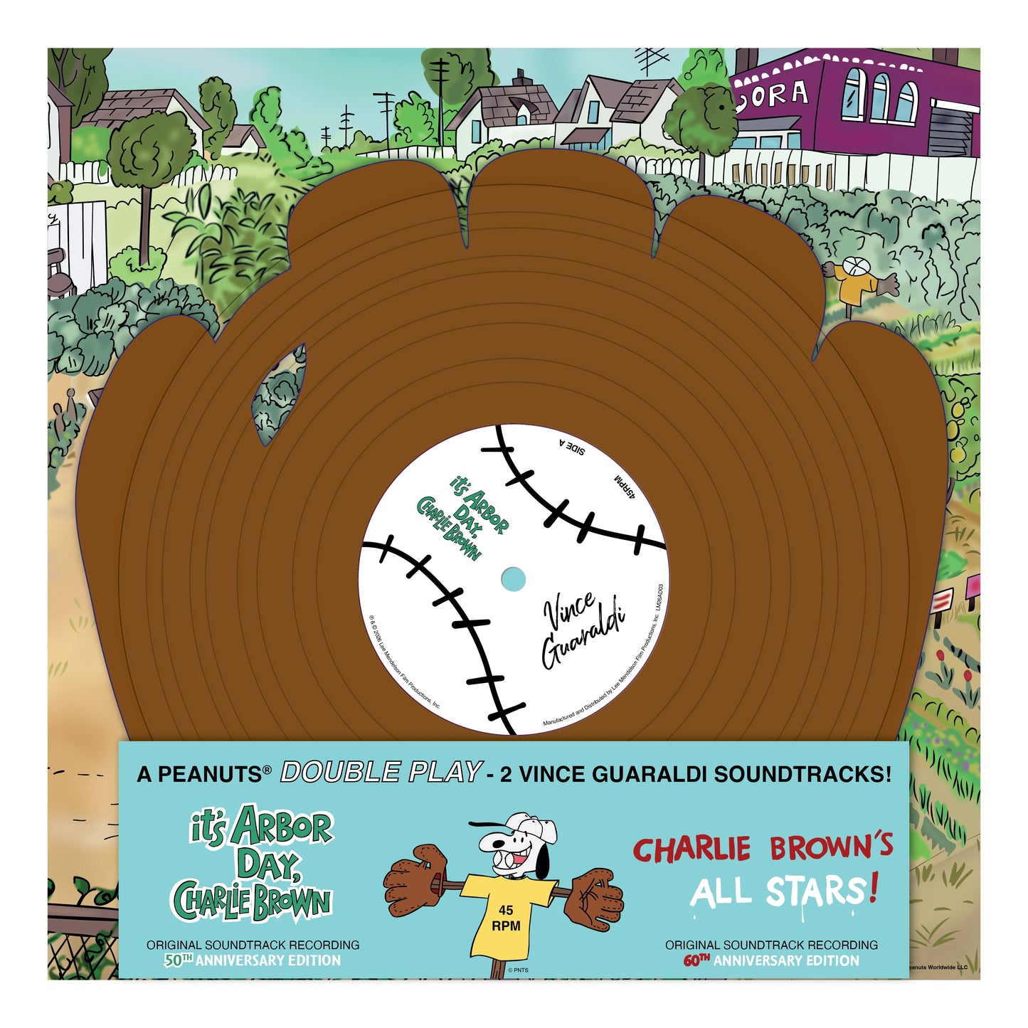 Guaraldi, Vince (and Vince Guaraldi Sextet and Vince Guaraldi Trio) - Vince Guaraldi Ball and Glove "Charlie Brown All Stars" and "It’s Arbor Day Charlie Brown" (RSD 2026)