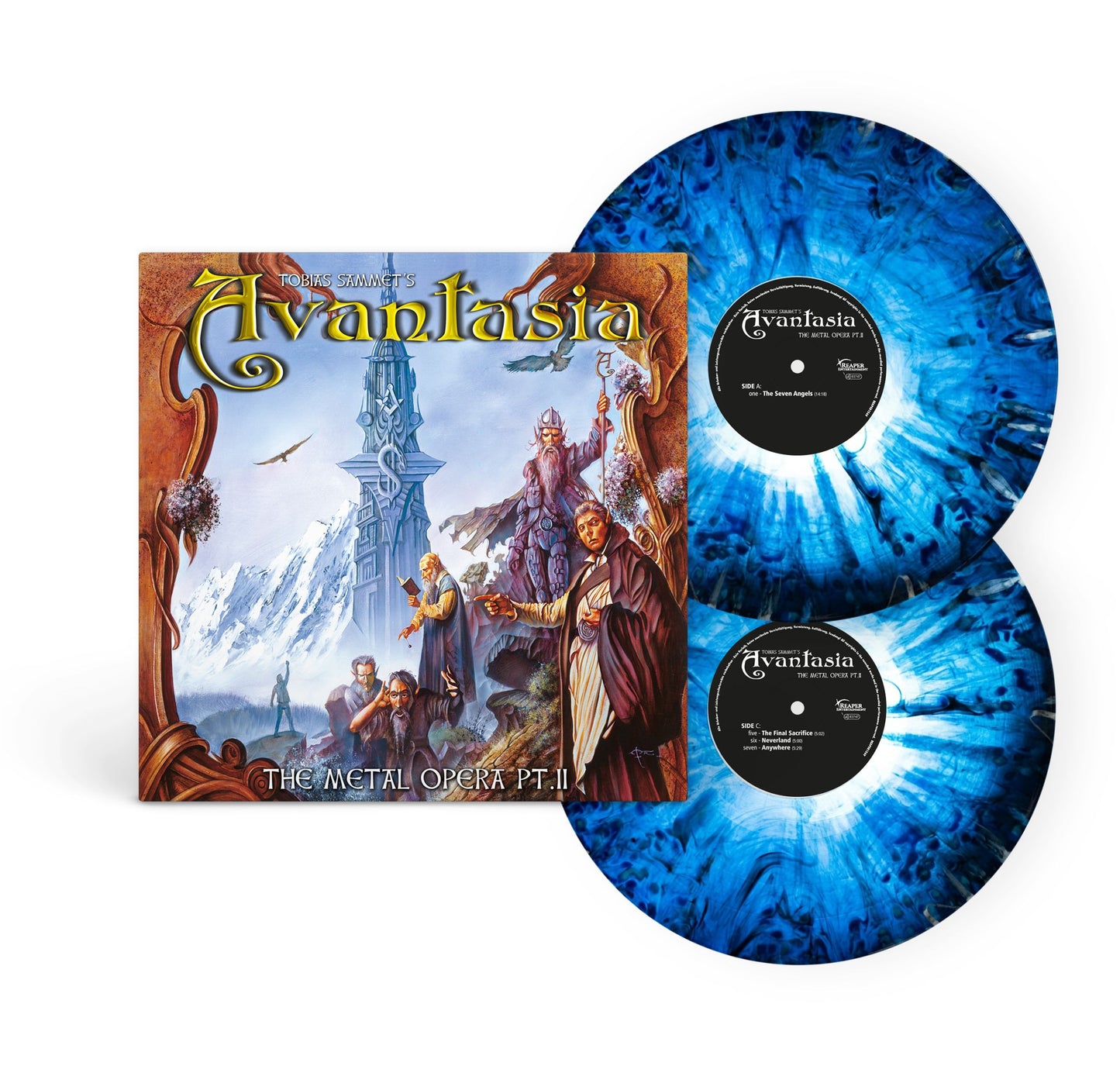 Blue / Black Swirl 2LP