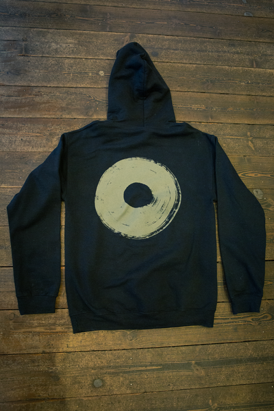 Resident Hoodie - Black Hoodie | Green Ink