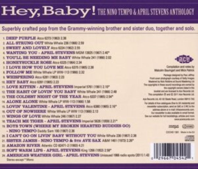 Tempo, Nino & April Stevens - Hey Baby! The Nino Tempo & April Stevens Anthology