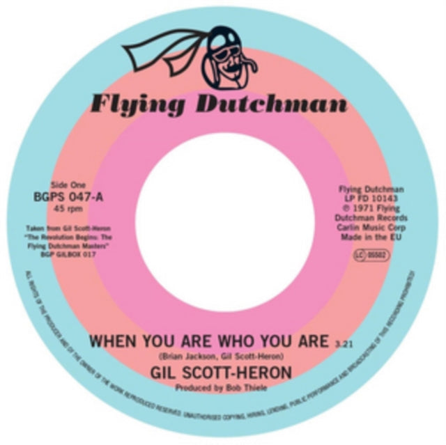 Scott-Heron, Gil - When You Are Who You Are / Free Will (Alt Take 1)