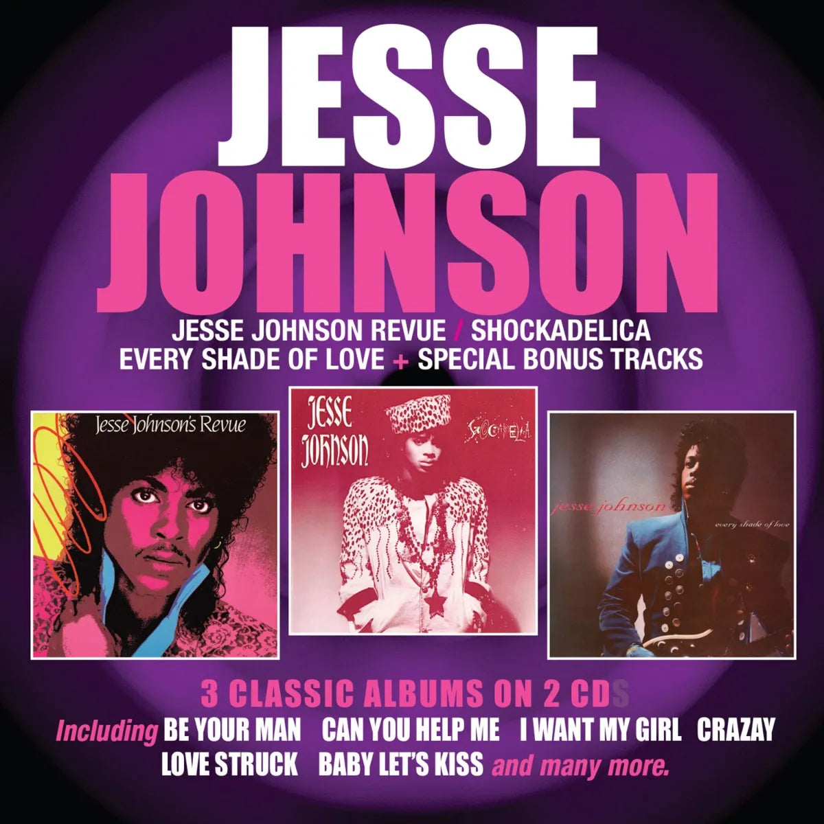 Johnson, Jesse - Jesse Johnson Revue / Shockadelica / Every Shade Of Love