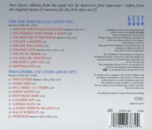 Wells, Mary - The One Who Really Loves You / Two Lovers And Other Great Hits