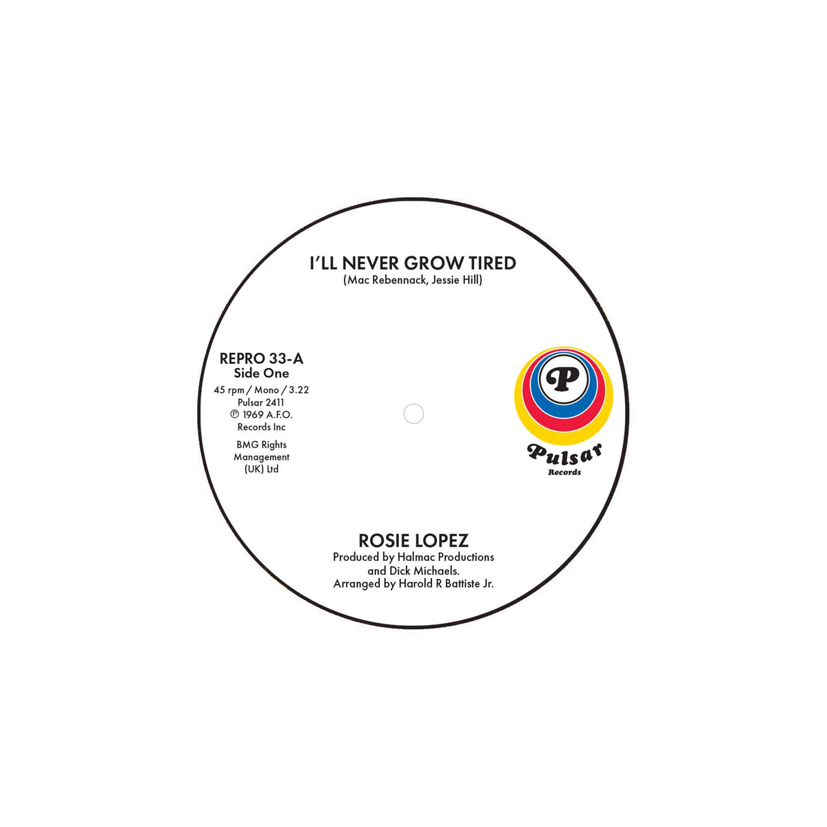 Lopez, Rosie - I'll Never Grow Tired / Too Hot To Hold