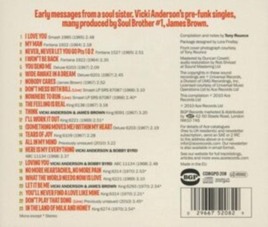 Anderson, Vicki - Wide Awake In A Dream: James Brown Productions From The Pre-Funk Years