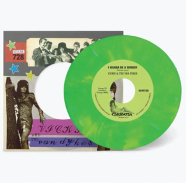 Limited Green White Marble 7"