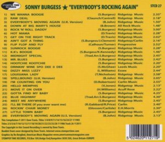 Burgess, Sonny - Everybody's Rockin' Again