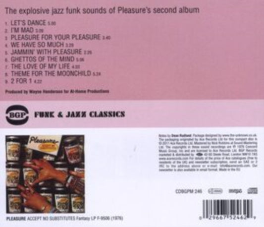 Pleasure - Accept No Substitutes