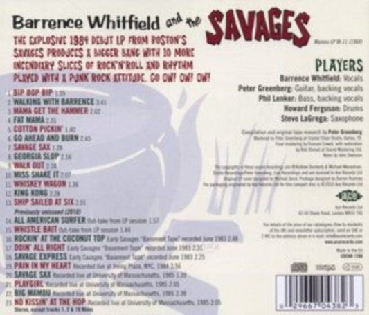 Whitfield, Barrence & The Savages - Barrence Whitfield And The Savages