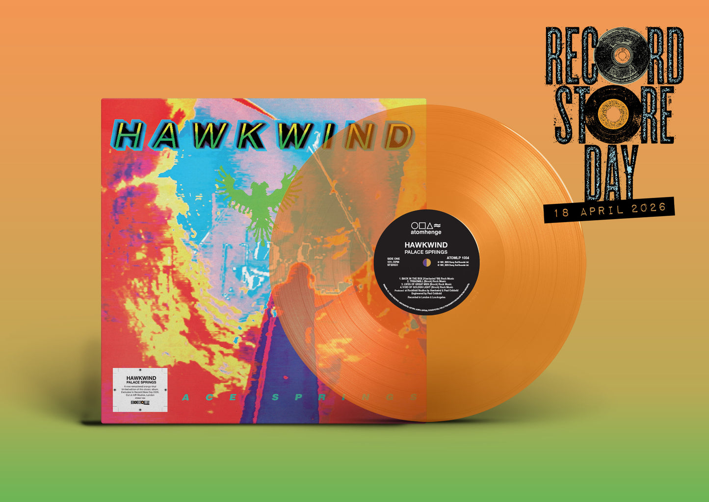 Hawkwind - Palace Springs (35th Anniversary | RSD 2026)