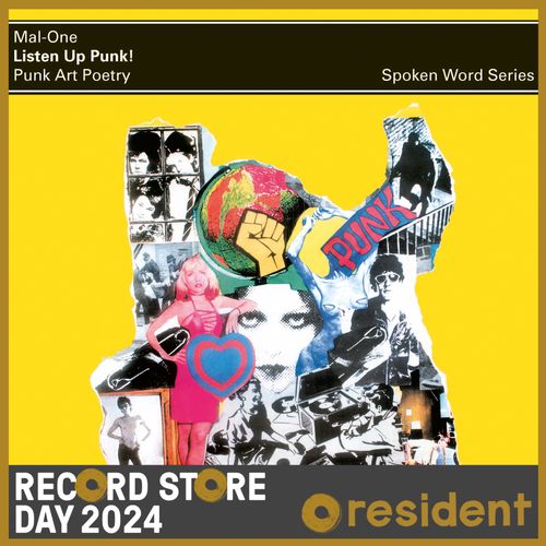 Mal-One - Listen Up Punk !' Punk Art Poetry, Spoken Word Album (Rsd 24)