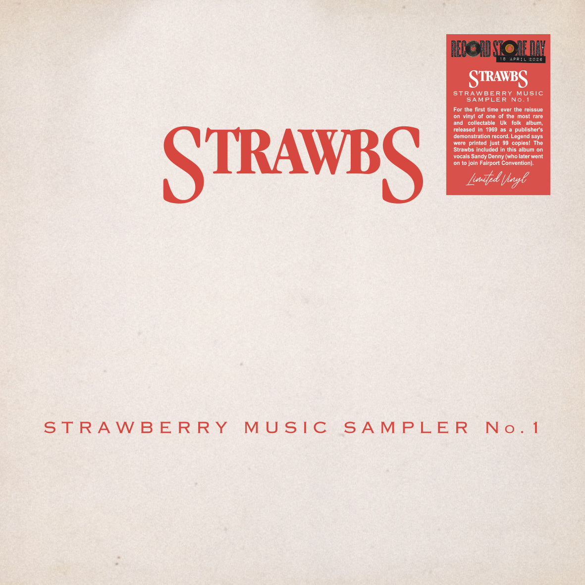 Strawbs, The - Strawberry Music Sampler No.1 (RSD 2026)