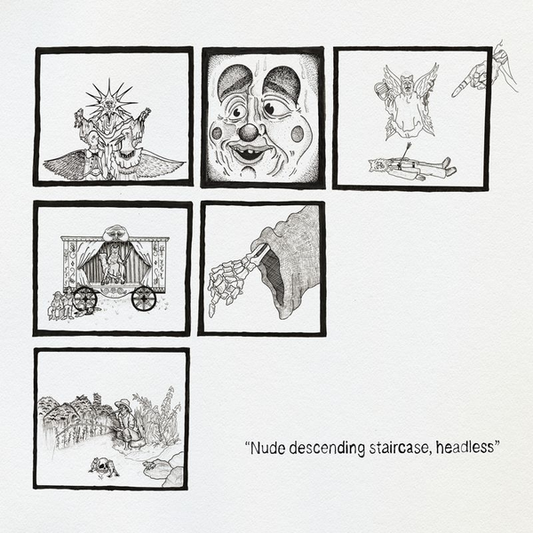 Teen Suicide - Nude descending staircase, headless