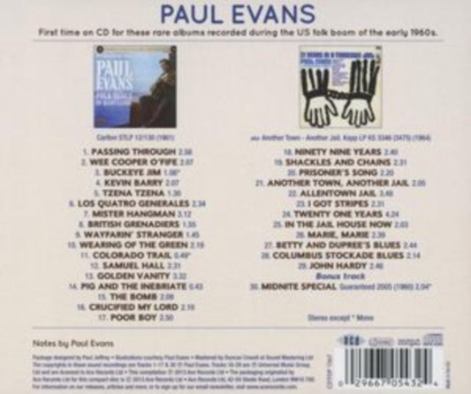 Evans, Paul - Folk Songs Of Many Lands / 21 Years In A Tennessee Jail