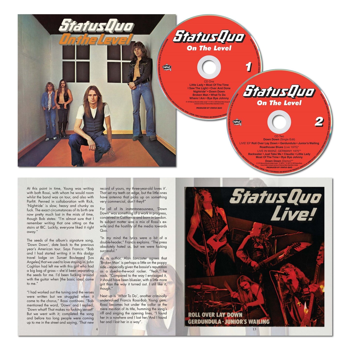 Status Quo - On The Level (50th Anniversary Edition) (National Album Day 2025)