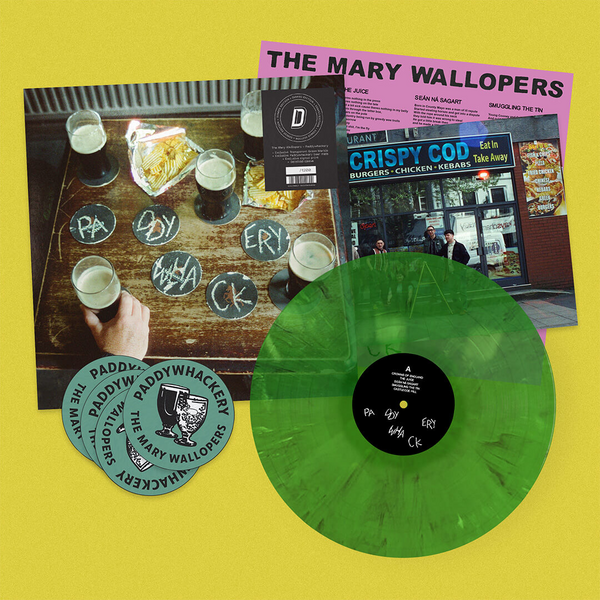 Dinked Edition - Clear Green Marble LP + Beer Mats + *Signed* Print