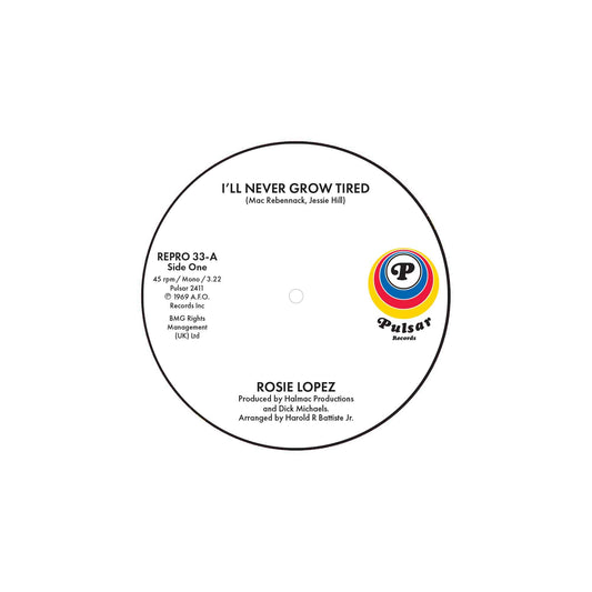 Lopez, Rosie - I'll Never Grow Tired / Too Hot To Hold