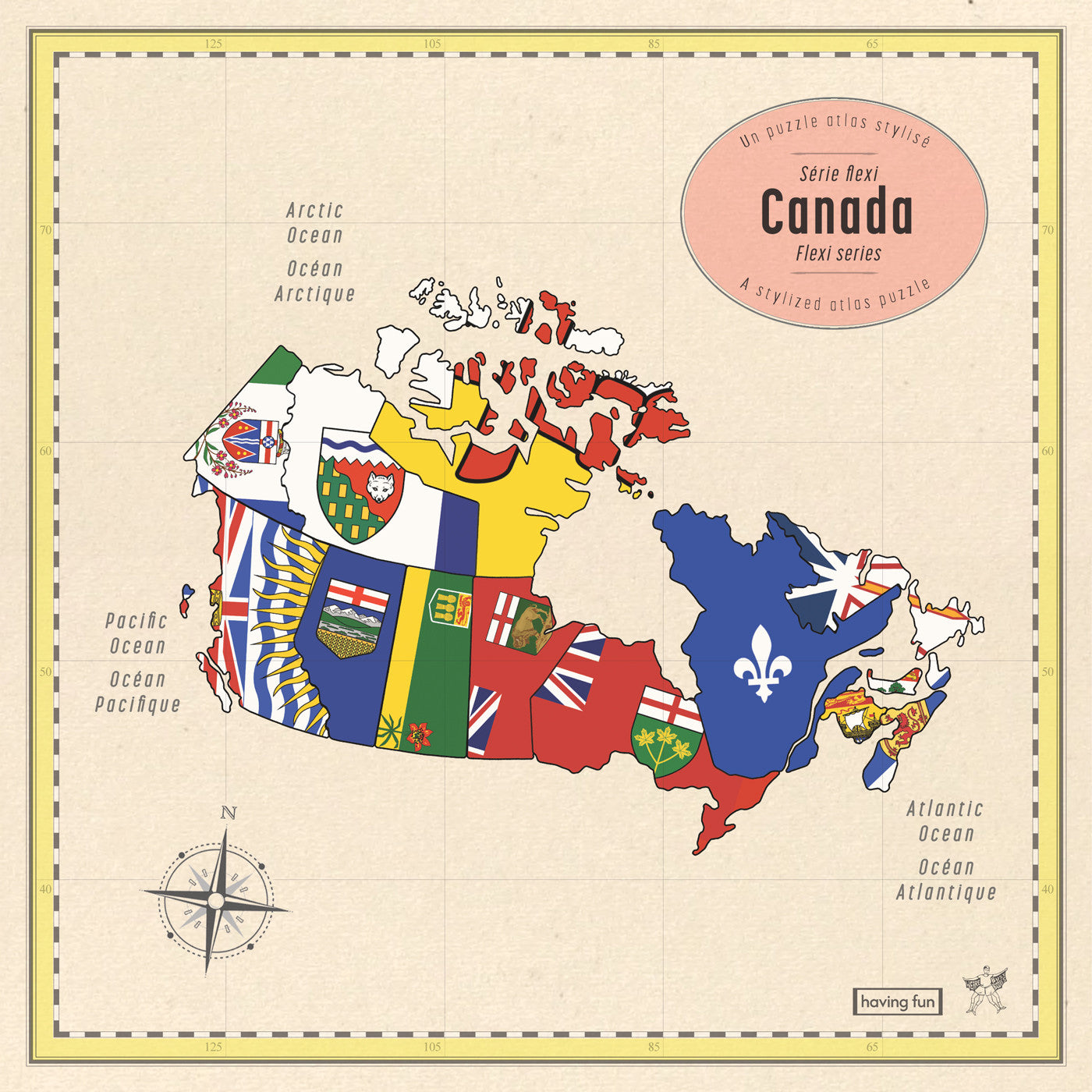 Map of Canada Puzzle Series - Box Set