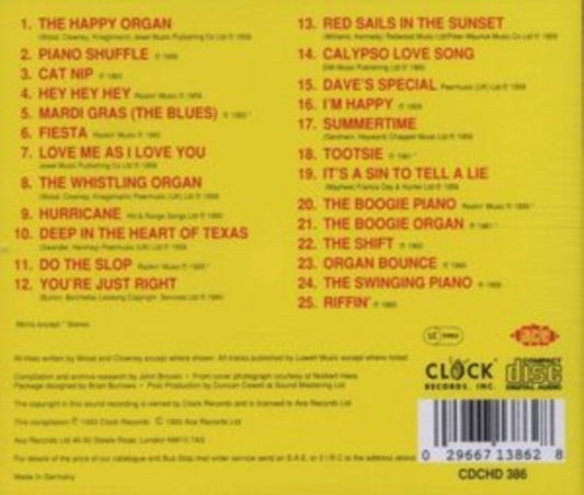 Cortez, Dave "Baby" - Happy Organs, Wild Guitars And Piano Shuffles