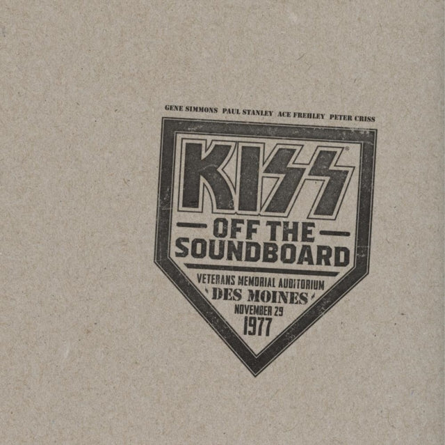 Kiss - KISS Off The Soundboard: Live In Des Moines