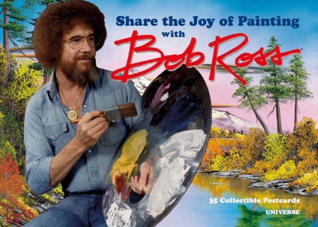 Ross, Bob - Share the Joy of Painting with Bob Ross: 35 Postcards