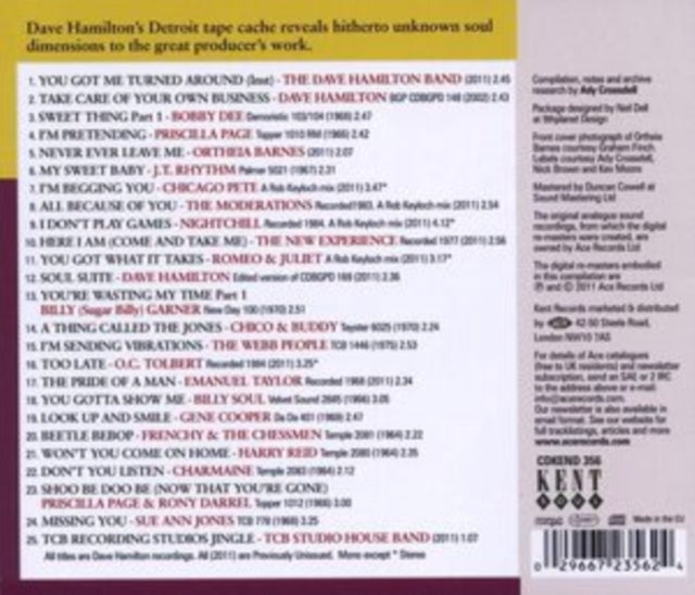 Dave Hamilton's Detroit Soul - Dave Hamilton's Detroit Soul