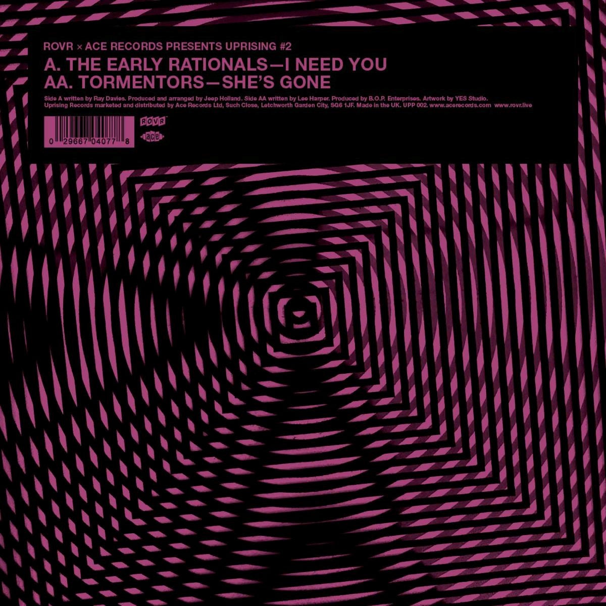 Early Rationals, The / Tormentors - I Need You / She's Gone