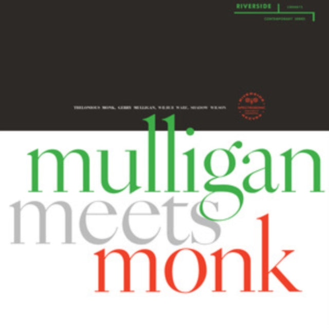 Monk, Thelonious And Gerry Mulligan - Mulligan Meets Monk (2025 Reissue)