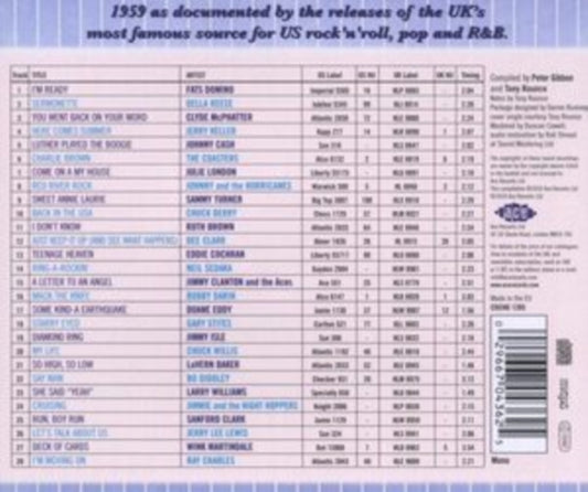 The London American Label Year By Year 1959 - The London American Label Year By Year 1959