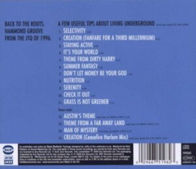 James Taylor Quartet, The - A Few Useful Tips About Living Underground