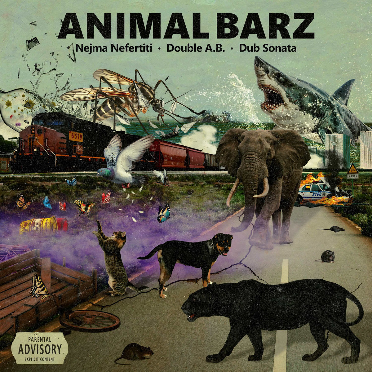 Nejma Nefertiti, Double A.B. & Dub Sonata - Animal Barz