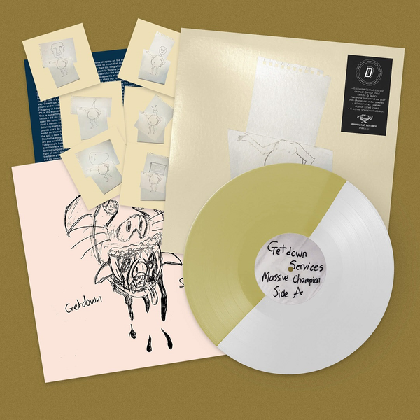 Dinked Edition - White & Gold LP in Fan-Art Outer Sleeve + 6 Stickers + Insert