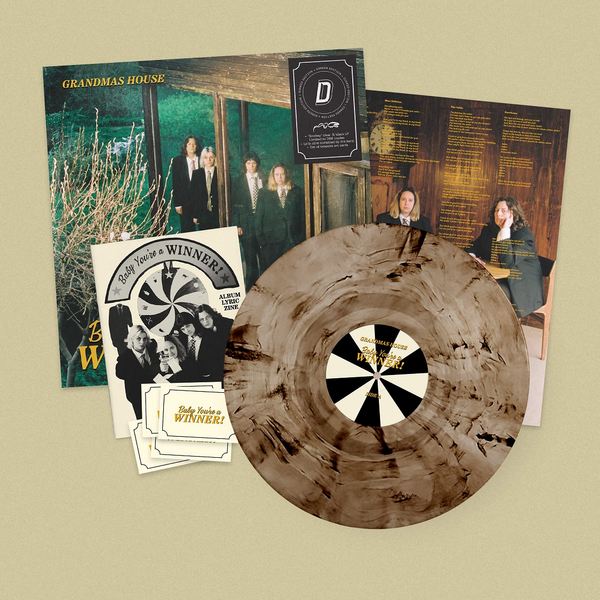 Dinked Edition - Clear with Black Marble LP + 4 Art Cards + Zine