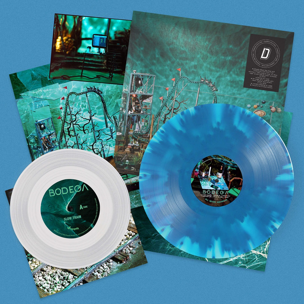 Dinked Edition - Cloudy Effect Sea Blue & Clear Light Blue LP + Clear 7" + Art Card