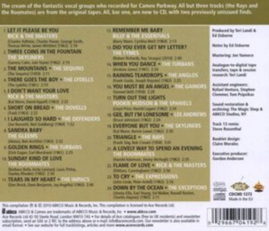 Remember Me Baby - Cameo Parkway Vocal Groups Vol 1 - Remember Me Baby - Cameo Parkway Vocal Groups Vol 1