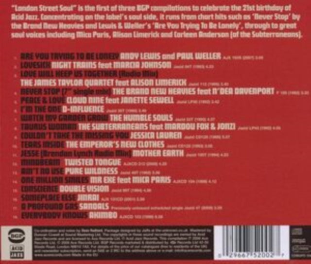 London Street Soul 1988-2009. 21 Years Of Acid Jazz Records - London Street Soul 1988-2009. 21 Years Of Acid Jazz Records