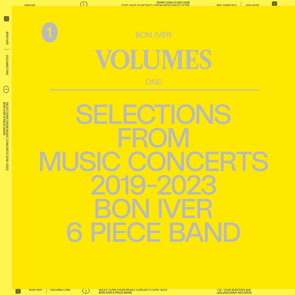 Bon Iver - Volumes: One - Selections From Music Concerts 2019-2023 Bon Iver 6 Piece Band