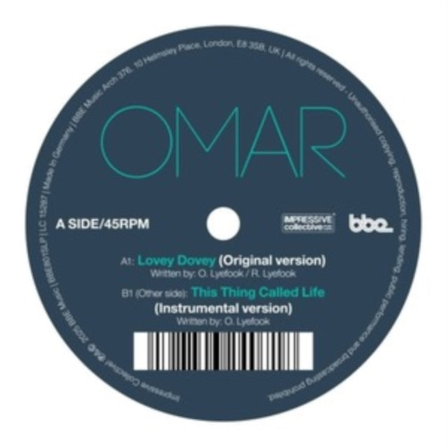 Omar - Lovey Dovey (Original Version) / This Thing Called Life (Instrumental)