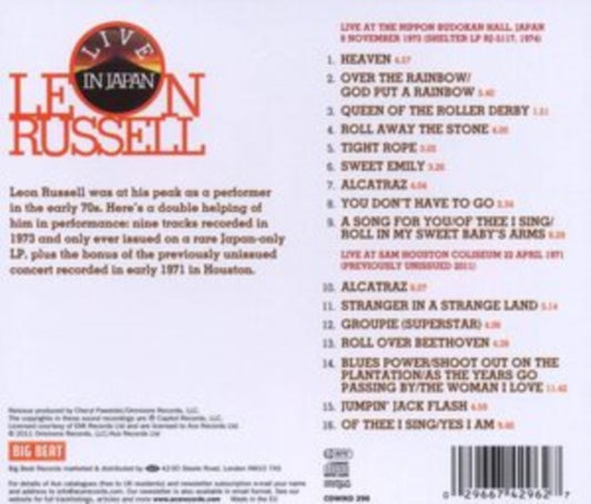 Russell, Leon - Live In Japan, 1973 / Live In Houston, 1971